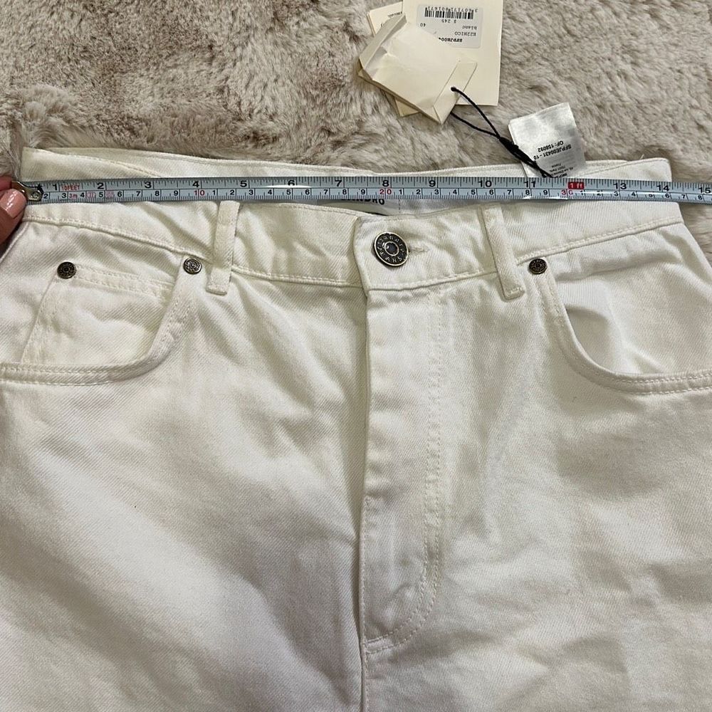 Sandro Denim Jeans White Size 40 - Picture 6 of 11